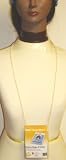 Fine Ivory Beads on Gold Chain Eye Glass and Badge Holder Jeffrey Isaac Necklace