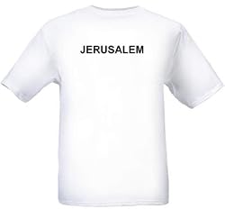 JERUSALEM - City-series - Heather Grey or White T-shirt