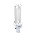 ASL Q13/35K 13-Watt Quad 2-Pin Magnetic Ballast Compact Fluorescent Bulb, Neutral White