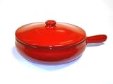 Review Piral TE211ROCR-C / Piral 1.5 Quart Saute Pan with Lid, Deep Red
