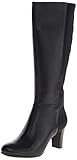 Clarks Women's Kaylin Sara Riding Boot,Black,8 M US