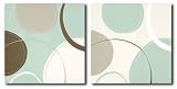 LC Design Company Set of 2 Abstract Circle Wall Art
