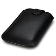 PALM PRE PLUS GENUINE LEATHER POCKET CASE - BLACK PART OF THE QUBITS ACCESSORIES RANGE