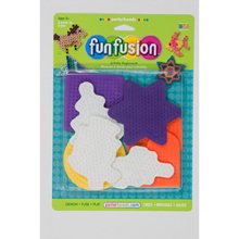 Funfusion Perler Beads Pegboard Set Holiday 7pc