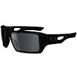 Oakley Eyepatch 2 Men's Lifestyle Designer Sunglasses w/ Free B&F Heart Sticker - Polished Black/Grey
