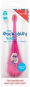 The Rockabilly Kids Superstar Stella Toothbrush with 3 Free Refill Heads