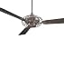 Minka-Aire F601-BS/BN, Acero Brushed Steel 52 Ceiling Fan with Light & Wall Control