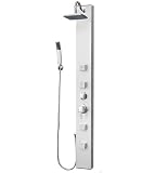 AQUA Shower Panel Massage Jets Hand Shower Rain Shower 7105