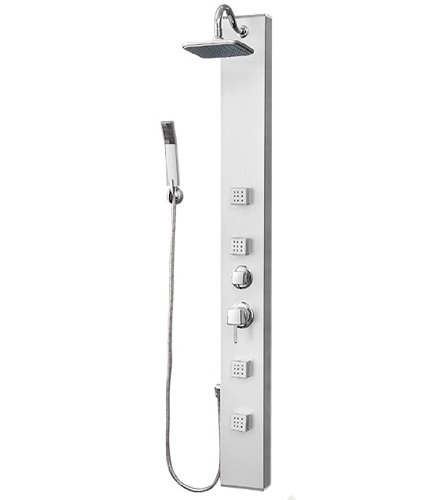 AQUA Shower Panel Massage Jets Hand Shower Rain Shower 7105