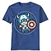 Marvel Kawaii - Cap in Circle (Slim Fit) T-Shirt Size XXL