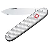Victorinox Swiss Army Solo Alox Pocket Knife (Silver Alox Ribbed)