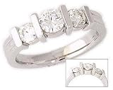 Three Stone Diamond Ring