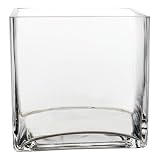 Home - 4 Cube Vase - Glass (12 pcs)