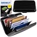 Trademark Home 82-9216 Aluminum Credit Card Wallet RFID Blocking Case (BLACK)