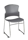 OFM 310-P-A01-GRAY MultiUse Plastic Seat and Back Stacker - Gray