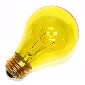 Sylvania 11713 - 25A19/TY/RP 125V Standard Transparent Colored Light Bulb