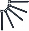Velcro Cable Strap with Clip, 5.75 inch x 0.50 inch, (5 Pcs Per Bag)