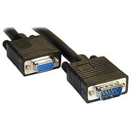 MHP 10m M�le de C�ble d'Extension SVGA � Femelle de 15 �pingles HD15M � HD15F Premier Noir de C�ble de Moniteur de TFT DE tube cathodique