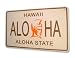 Aloha Aluminum Sign