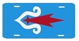 Ainu Utari Japan Russia Flag Vanity Auto License Plate