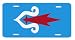Ainu Utari Japan Russia Flag Vanity Auto License Plate