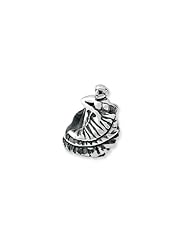 Gypsy Dancer Charm in Silver For 3mm Charm Bracelets