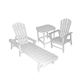Poly-Wood South Beach Patio Collection - White