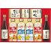 日清 こだわり健康調味料ギフト N-40: ●べに花油・ヘルシーリセッタ各400g×各2・直火焼本かつおだし(4g×14袋)・こんぶだし(4g×8袋)・釜出し吟塩130g・京風仕込み白だし360ml・特選丸大豆醤油360ml×各1 【アレルゲン:乳・小麦・さば・大豆】...