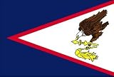 3 x 5 Feet American Samoa Nylon - indoor State Flags Made in US.