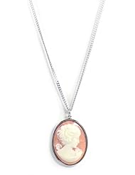 Tarina Tarantino Jewelry Iconic Blush Cameo Necklace
