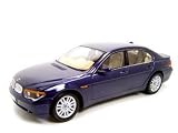 BMW 745i 7 SERIES BLUE 1:18 DIECAST MODEL