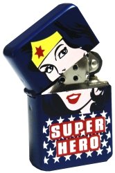 Wonder Woman Super Hero Blue Lighter
