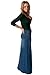 Denim Long Skirt - Stonewash - Full Length - Blue (SKIRT35)