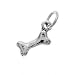 Sterling Silver Charm Cute Little Dog Bone 11.5mm (1)