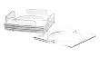 Acrylic Napkin Holder Coasters with Holder - Set of 4