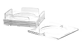 Acrylic Napkin Holder Coasters with Holder - Set of 4