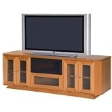 71 Plasma TV Console - no assembly required (Light Cherry) (27H x 71W x 21D)