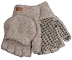 Knit Convertible Mittens with Dots - Free Shipping
