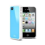 SPIGEN SGP アイフォン 4 / 4S ケース Linear カラーシリーズ 【 テンダー・ブルー 】液晶保護シートセット for Apple iPhone 4 / 4S 【 SGP07587 】