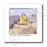 Londons Times Religion Heaven Hell Cartoons - Days Of Wine And Moses - Iron on Heat Transfers