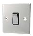 POLISHED CHROME INTERMEDIATE 6 AMP LIGHT SWITCH C313PCB
