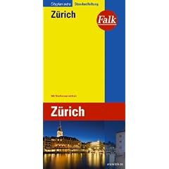 Falk Cityplan Extra Standardfaltung International Z�rich mit Stra�enverzeichnis