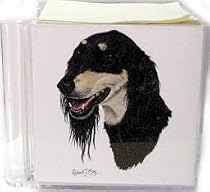 Saluki Stationery Cube by Artist Robert May