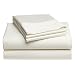 Pike Street 1,000-Thread-Count Egyptian Cotton Queen Sheet Set, Ivory
