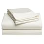 Pike Street 1,000-Thread-Count Egyptian Cotton Queen Sheet Set, Ivory