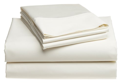 Pike Street 1 - 000-Thread-Count Egyptian Cotton Queen Sheet Set - Ivory Pike Street 1 - 000-Thread-Count Egyptian Cotton Queen Sheet Set - Ivory