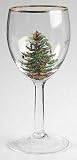 Spode Christmas Tree-Green Trim 12 Oz Glassware Wine, Fine China Dinnerware