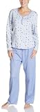 Docker's Women's Reversible Interlock V-Neck Henley Pj Set