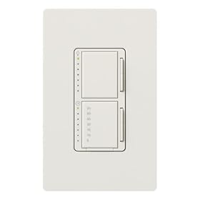Lutron MA-L3T251-WH Maestro 300 Watt Single Pole Dimmer And Timer Switch, White