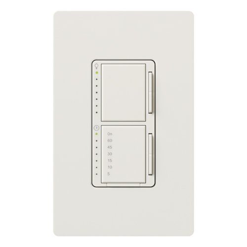 Images for Lutron MA-L3T251-WH Maestro 300 Watt Single Pole Dimmer And Timer Switch, White